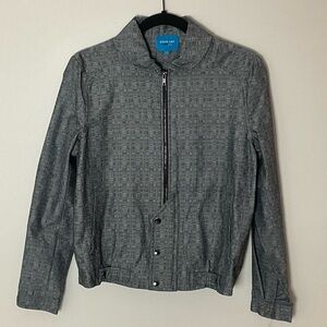 Derek Lam for Design Nation Gray Bomber Jacket Size Small